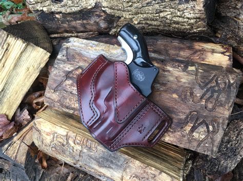 Nightingale Leather S W 442 J Frame Osprey OWB Holster Straight Drop