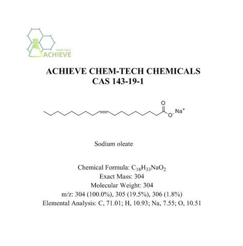 Pure Sodium Oleate Cas 143 19 1 Suppliers Manufacturers Factory