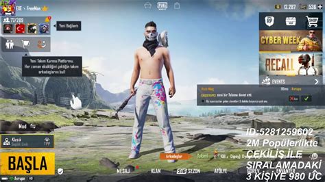 Uc D Ll Custom Room Saklamba Deve C Ce Turnuva Pubg Mobile