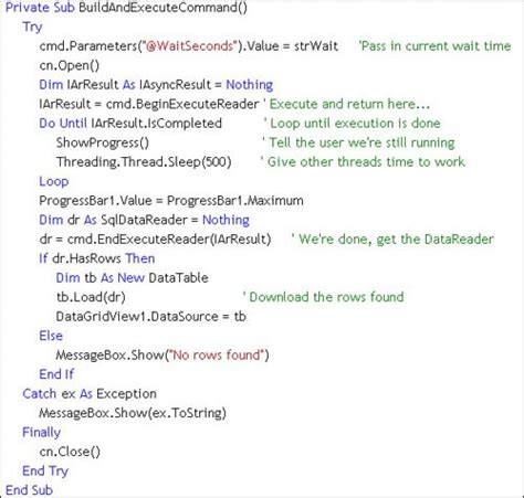 Executing Commands Asynchronously Hitchhikers Guide To Visual Studio