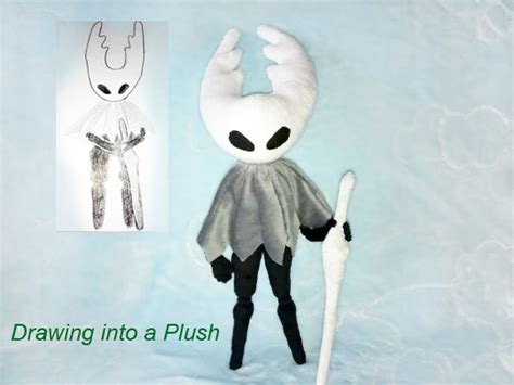 Custom Plush Just Like Pure Vessel From Hollow Knight Inspired Funmade Unofficial Handmade To