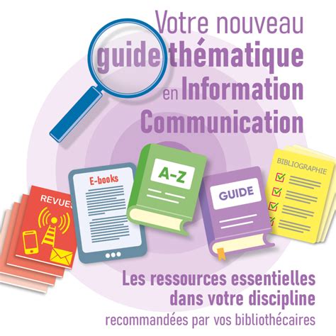 Nouveau Guide Th Matique En Information Communication Biblioth Que D