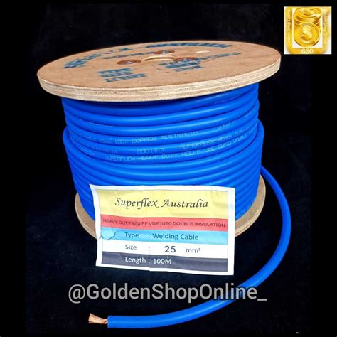 Jual Kabel Las Superflex 25mm Biru Full Tembaga Harga Per Meter