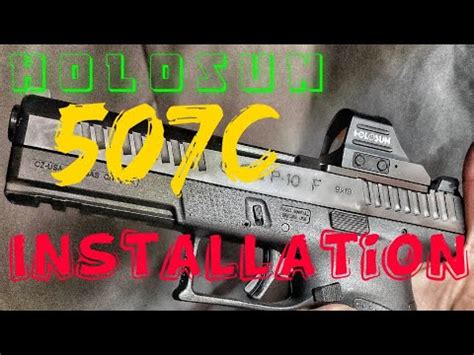 Holosun 507c Installation YouTube