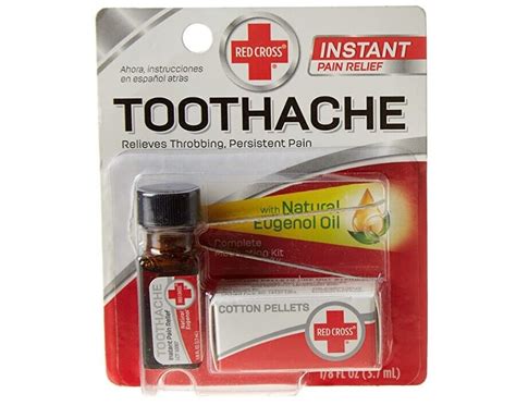 Red Cross Toothache Medication Drops Instant Relief Of Throbbing Tooth Pain Ebay