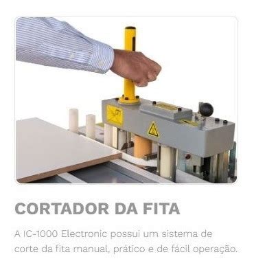 Coladeira De Bordas Ic 1000 Eletronic 220v Monofásico Inmes