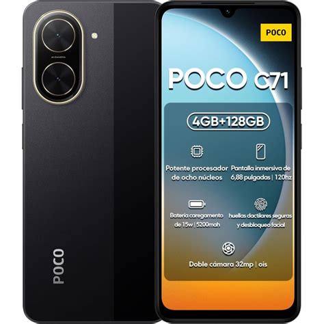 xiaomi poco  gb gb negro kbzas