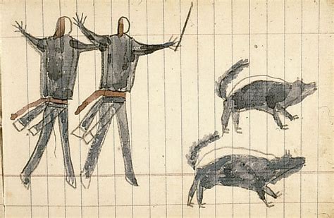 Native American Ledger Art - Kansapedia - Kansas Historical Society