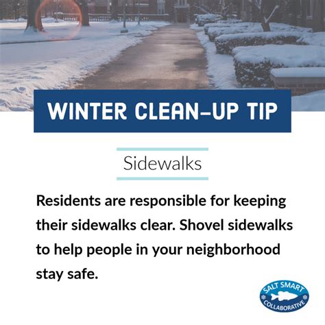 Winter Clean Up Tips Salt Smart Collaborative