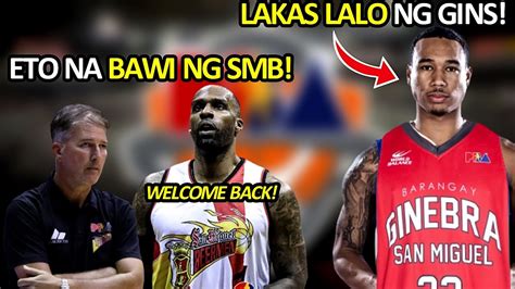 Pba Updates I Bagong Ka Ginebra I Balik Resbak Sa Smb Youtube