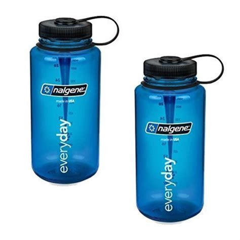 nalgene 32oz wide mouth everyday water bottle - 2 pack (blue) - Walmart.com - Walmart.com