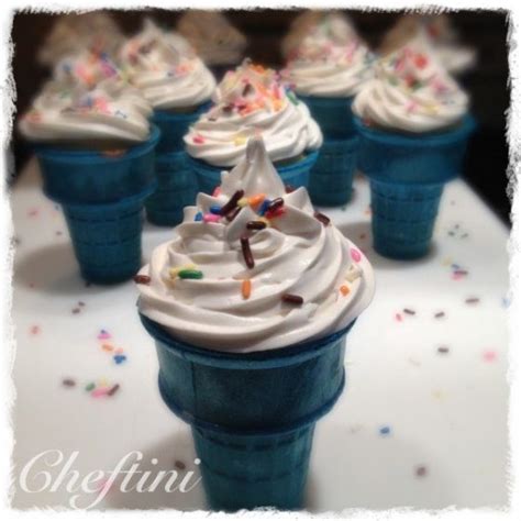 Cupcake Ice Cream Cone Cheftini