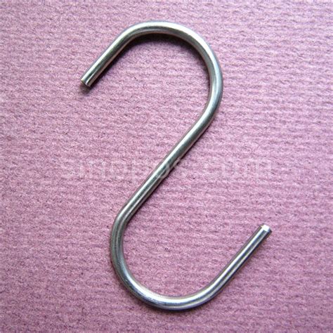 Heavy Duty S Hooks Stainless Steel Wire Metal Secured S Hook Jeans