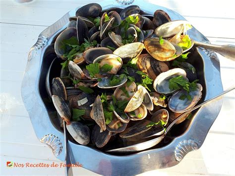 Palourdes Au Vin Blanc Et L Ail Nos Recettes De Famille