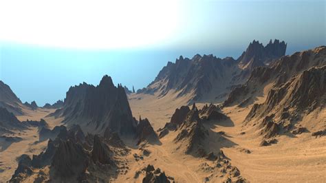 Artstation 10 Rugged Terrains Game Assets