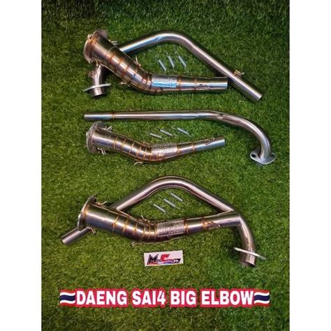 Daeng Stainless Big Elbow For Raider Carb Raider Fi Xrm