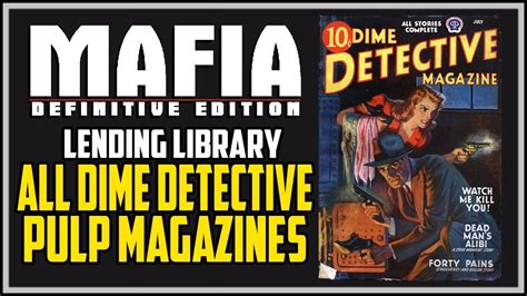 Mafia Definitive Edition All Dime Detective Magazine Locations YouTube