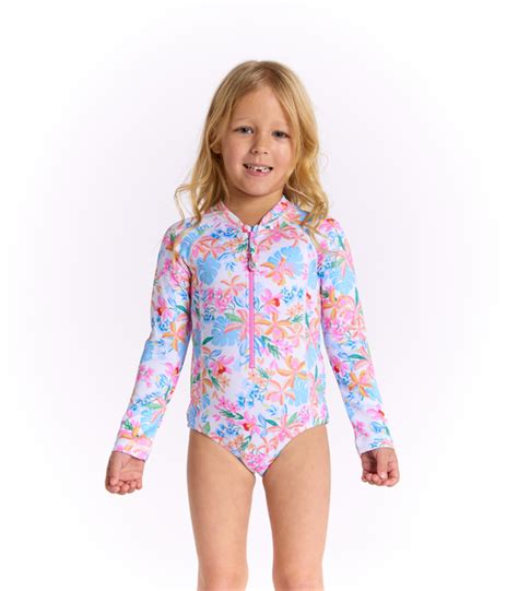 Piping Hot Long Sleeve Swim Surfsuit Target Australia