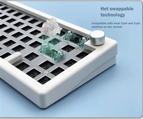 ZUOYA GMK Customized Mechanical Keyboard Kit Hot Swappable Bluetooth G Wireless RGB Backlit