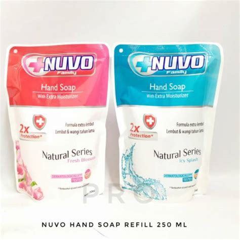 Sabun Cuci Tangan Nuvo Hand Wash Ml Isi Ulang Refill Anti Bakteri