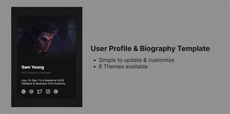 Simple Profile Template | BuiltByBit