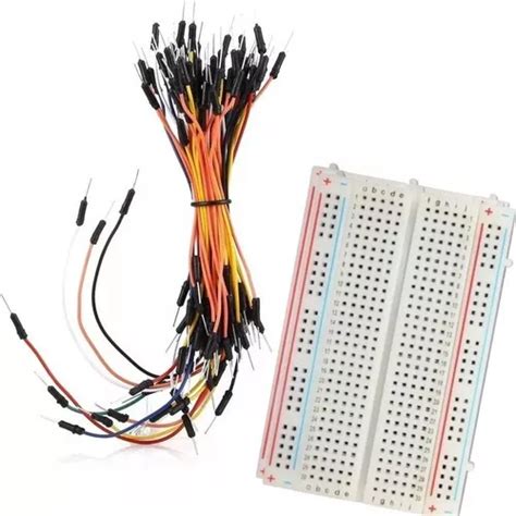 Kit Protoboard Pontos Jumper Macho Macho Fios Mercadolivre