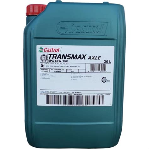 Castrol Transmax Axle EPX 85w140 20L Antiguo Axle EPX 85w140