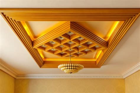 Premium Photo Modern Ceiling Design For Bedroom Home Ceiling Design