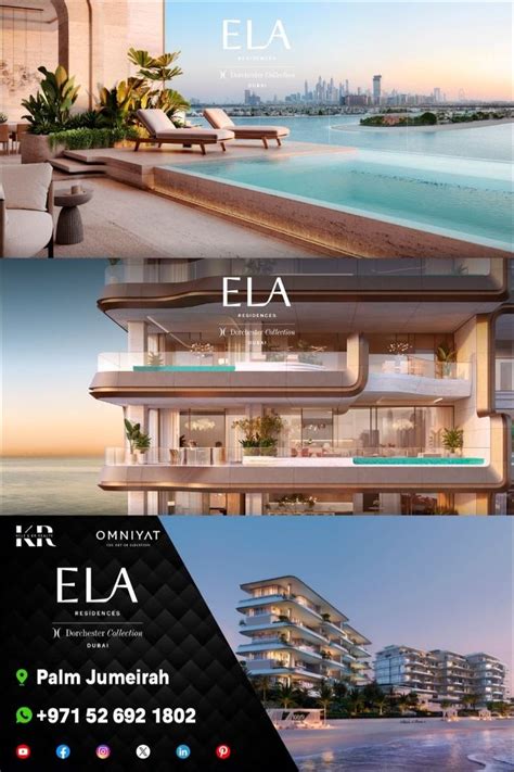 Ela By Omniyat Offers Luxury 3 And 4 Bedroom Apartments And Penthouse For Sale At Palm Jumeirah