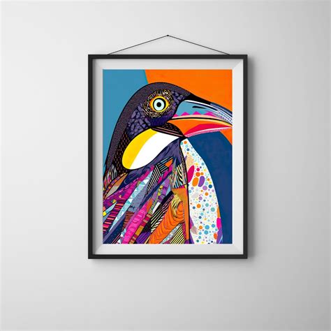 Wall Poster Penguin Pop Art Cute Wall Art Wall Decoration - Etsy