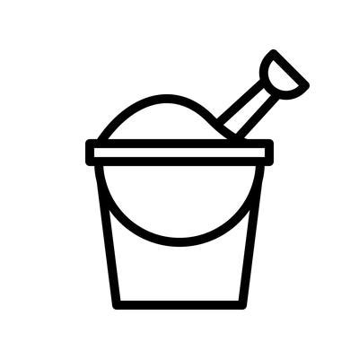 Bucket Outline Vector Art, Icons, and Graphics for Free Download