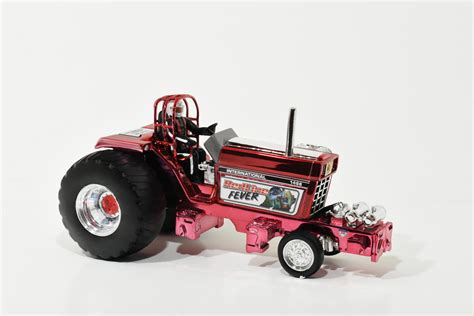 116 International Harvester 1486 Red Line Fever Pulling Tractor Red