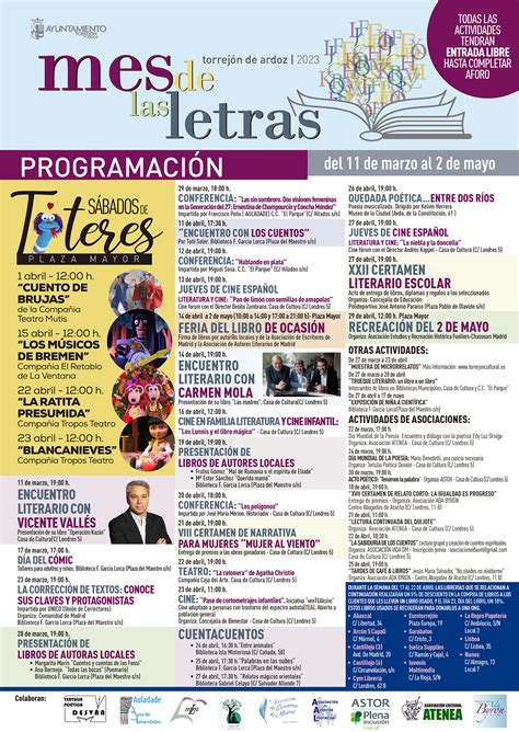 Torrejón De Ardoz Celebra El Mes De Las Letras Con La Feria Del Libro