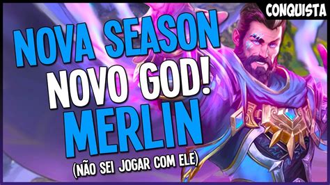 Merlin Mid Conquista Casual Smite Season Youtube