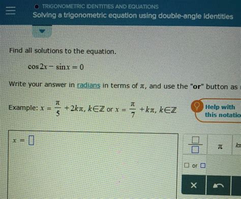 Solved Find All Solutions To The Equation Cos 2x Sin X Chegg