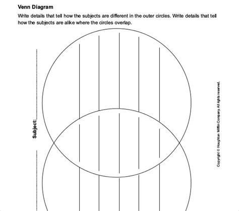 Venn Diagram Worksheet Pdf