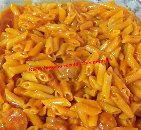 Recopilatorio de recetas thermomix Pasta exprés en thermomix