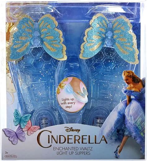 Disney Princess Cinderella 2015 Enchanted Waltz Light Up Slippers ...