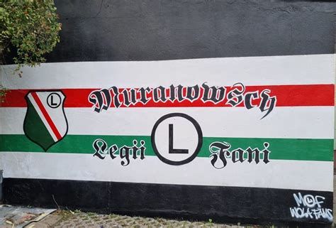 Nowe Legijne Graffiti Muranowscy Legii Fani 258 Legionisci