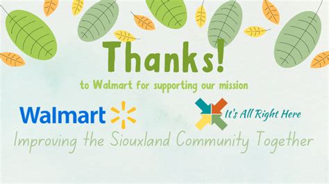 Center Receives 1000 Walmart Grant Sioux City Lewis And Clark