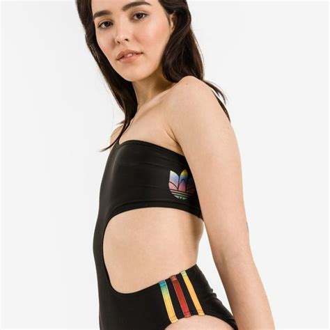 Adidas Originals Swim New Adidas Original 3d Trefoil One Piece