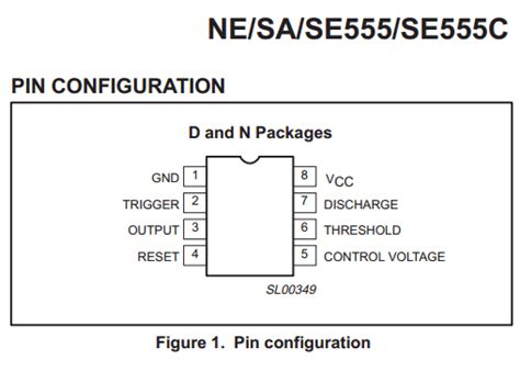 NE555 Datasheet - 555 Timer IC - Philips - DataSheetCafe.com