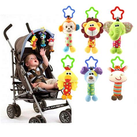 Cute Baby Toys Soft Musical Newborn Kids Toys Animal Baby Mobile