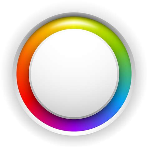 Premium Photo Colorful Circle Button Background