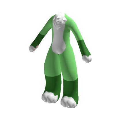 Green Kemono Fox Fursuit Roblox Item Rolimon S