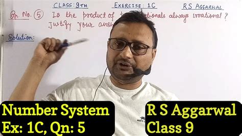 Rs Aggarwal Class Chapter Exercise C Question Number System