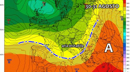 Finale Di Agosto Col Rischio Temporali Occhio Alle Temperature