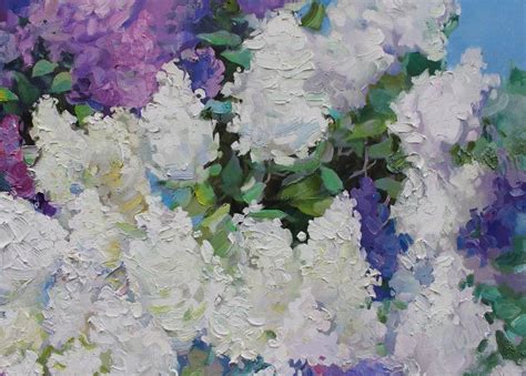 LILAC PARADISE Painting By Anastasiia Grygorieva Saatchi Art