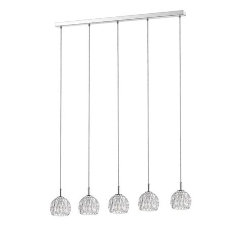 Mercer41 5 Light Chrome Kitchen Island Pendant Wayfair Co Uk