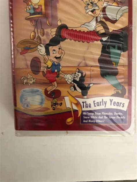 Disney Sing Along Songs The Early Years Vhs Very Rare Vintage